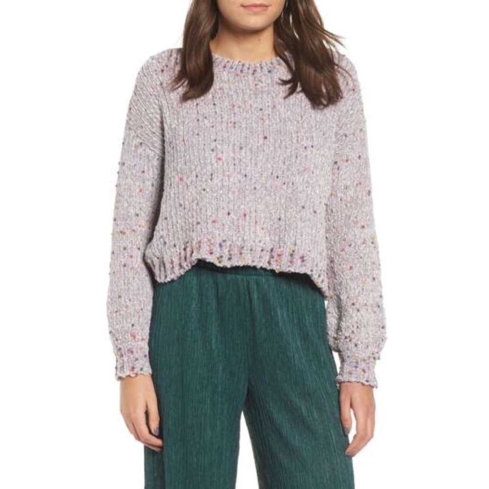 Nordstrom All In Favor Chenille Sweater Size XL